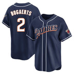 Kooe S.Diego Padres #2 Xander Bogaerts Player Navy Cooperstown Collection Limited Home Stitched Jerseys