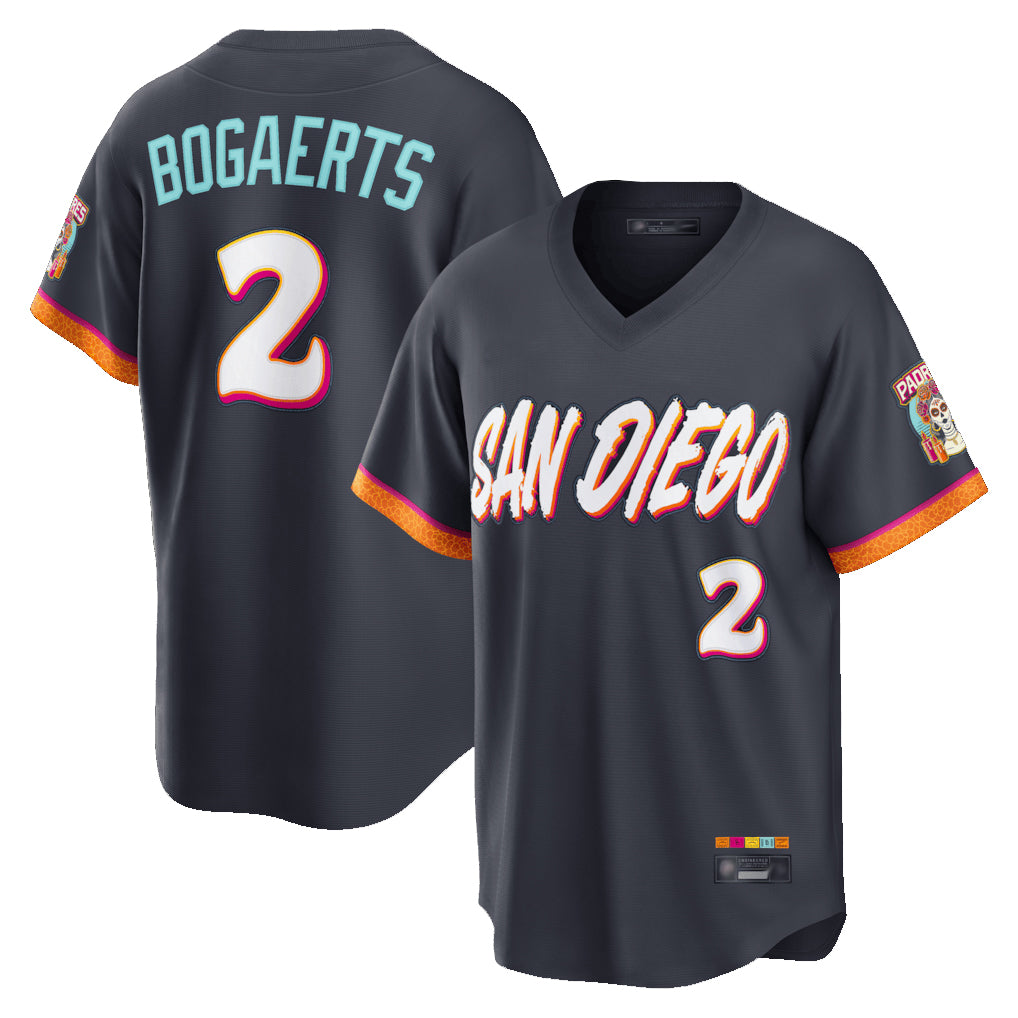 Kooe S.Diego Padres #2 Xander Bogaerts Player Obsidian 2026 City Connect Home Limited T-shirt Stitched Jerseys