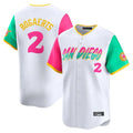 Kooe S.Diego Padres #2 Xander Bogaerts Player White City Connect Home Limited Stitched Jerseys