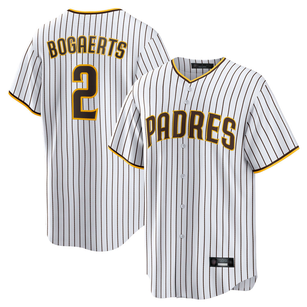 Kooe S.Diego Padres #2 Xander Bogaerts Player White Home Game Stitched Jerseys