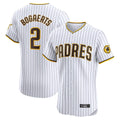 Kooe S.Diego Padres #2 Xander Bogaerts Player White Home Limited Elite Stitched Jerseys