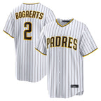 Kooe S.Diego Padres #2 Xander Bogaerts Player White Home Limited Game Stitched Jerseys