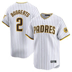 Kooe S.Diego Padres #2 Xander Bogaerts Player White Home Limited Stitched Jerseys
