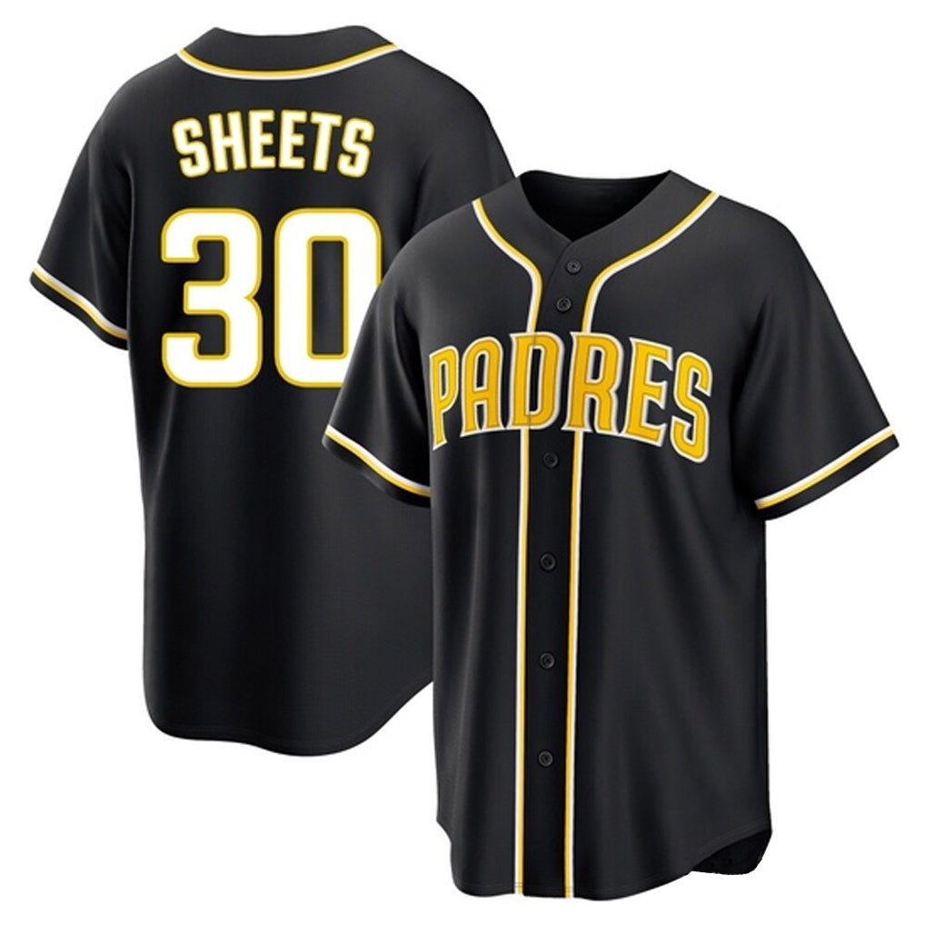 Kooe S.Diego Padres #30 Gavin Sheets Player Black 2026 Fashion Home Stitched Jerseys
