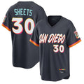 Kooe S.Diego Padres #30 Gavin Sheets Player Obsidian 2026 City Connect Home Limited T-shirt Stitched Jerseys