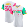Kooe S.Diego Padres #30 Gavin Sheets Player White City Connect Home Limited Elite Stitched Jerseys