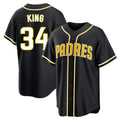 Kooe S.Diego Padres #34 Michael King Player Black 2026 Fashion Home Stitched Jerseys
