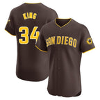 Kooe S.Diego Padres #34 Michael King Player Brown Home Limited Elite Stitched Jerseys