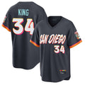 Kooe S.Diego Padres #34 Michael King Player Obsidian 2026 City Connect Home Limited T-shirt Stitched Jerseys