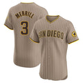 Kooe S.Diego Padres #3 Jackson Merrill Player Khaki Home Limited Elite Stitched Jerseys