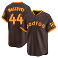 Kooe S.Diego Padres #44 Joe Musgrove Player Brown Home Cooperstown Collection Replica Game Stitched Jerseys