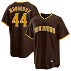 Kooe S.Diego Padres #44 Joe Musgrove Player Brown Home Game Stitched Jerseys