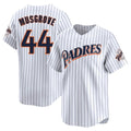Kooe S.Diego Padres #44 Joe Musgrove Player White Cooperstown Collection Limited Home Stitched Jerseys