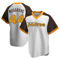 Kooe S.Diego Padres #44 Joe Musgrove Player White Home Cooperstown Collection Replica Game Stitched Jerseys