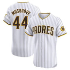 Kooe S.Diego Padres #44 Joe Musgrove Player White Home Limited Elite Stitched Jerseys