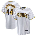 Kooe S.Diego Padres #44 Joe Musgrove Player White Home Limited Stitched Jerseys