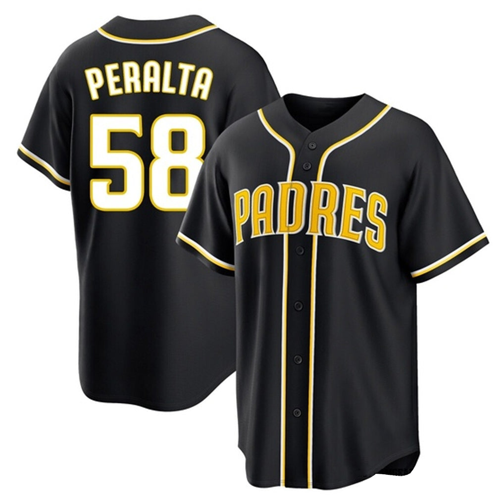 Kooe S.Diego Padres #58 Wandy Peralta Player Black 2026 Fashion Home Stitched Jerseys