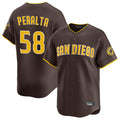 Kooe S.Diego Padres #58 Wandy Peralta Player Brown Home Limited Stitched Jerseys