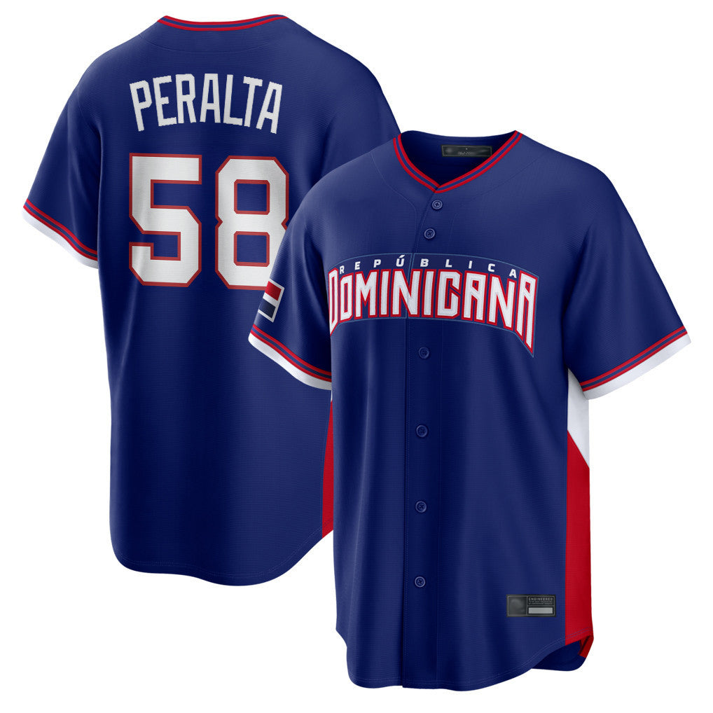 Kooe S.Diego Padres #58 Wandy Peralta Player Royal 2026 World Classic Home Limited Stitched Jerseys