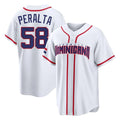 Kooe S.Diego Padres #58 Wandy Peralta Player White 2026 World Classic Home Limited Stitched Jerseys
