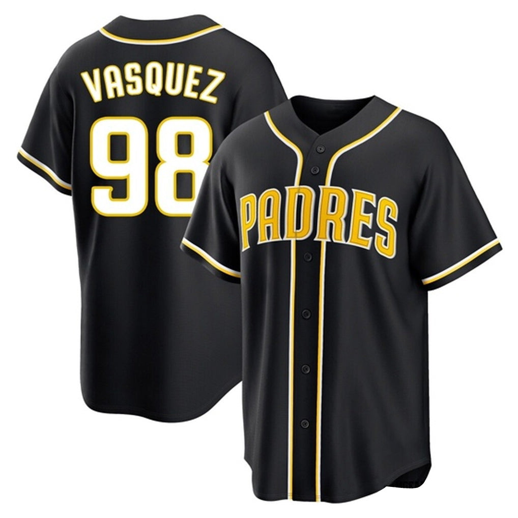 Kooe S.Diego Padres #98 Randy Vasquez Player Black 2026 Fashion Home Stitched Jerseys
