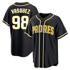 Kooe S.Diego Padres #98 Randy Vasquez Player Black 2026 Fashion Home Stitched Jerseys