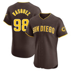 Kooe S.Diego Padres #98 Randy Vasquez Player Brown Home Limited Elite Stitched Jerseys