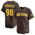 Kooe S.Diego Padres #98 Randy Vasquez Player Brown Home Limited Stitched Jerseys