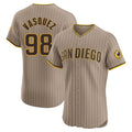 Kooe S.Diego Padres #98 Randy Vasquez Player Khaki Home Limited Elite Stitched Jerseys