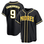 Kooe S.Diego Padres #9 Jake Cronenworth Player Black 2026 Fashion Home Stitched Jerseys