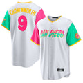 Kooe S.Diego Padres #9 Jake Cronenworth Player White City Connect Home Game Stitched Jerseys