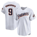 Kooe S.Diego Padres #9 Jake Cronenworth Player White Cooperstown Collection Limited Home Stitched Jerseys