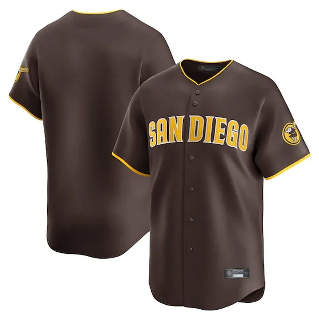 Kooe S.Diego Padres Blank Player Brown Home Limited Stitched Jerseys