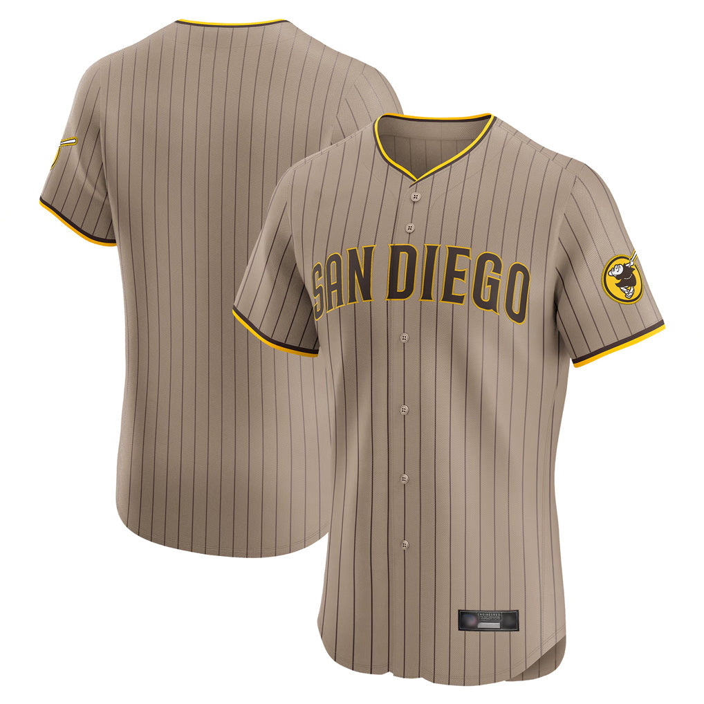Kooe S.Diego Padres Blank Player Khaki Home Limited Elite Stitched Jerseys