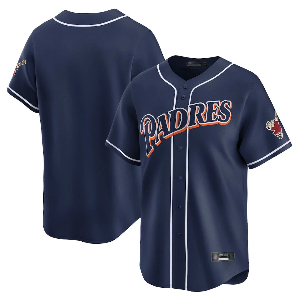 Kooe S.Diego Padres Blank Player Navy Cooperstown Collection Limited Stitched Jerseys