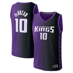 Kooe S.Kings #10 DeMar DeRozan Fanatics Purple Fast Break Replica Jerseys - Statement Edition