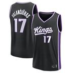 Kooe S.Kings #17 Jonas Valan?i¨±nas Fanatics Black Fast Break Replica Jerseys - Icon Edition