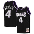Kooe S.Kings #4 Chris Webber Mitchell & Ness Black 2000-2001 Hardwood Classics Swingman Jerseys