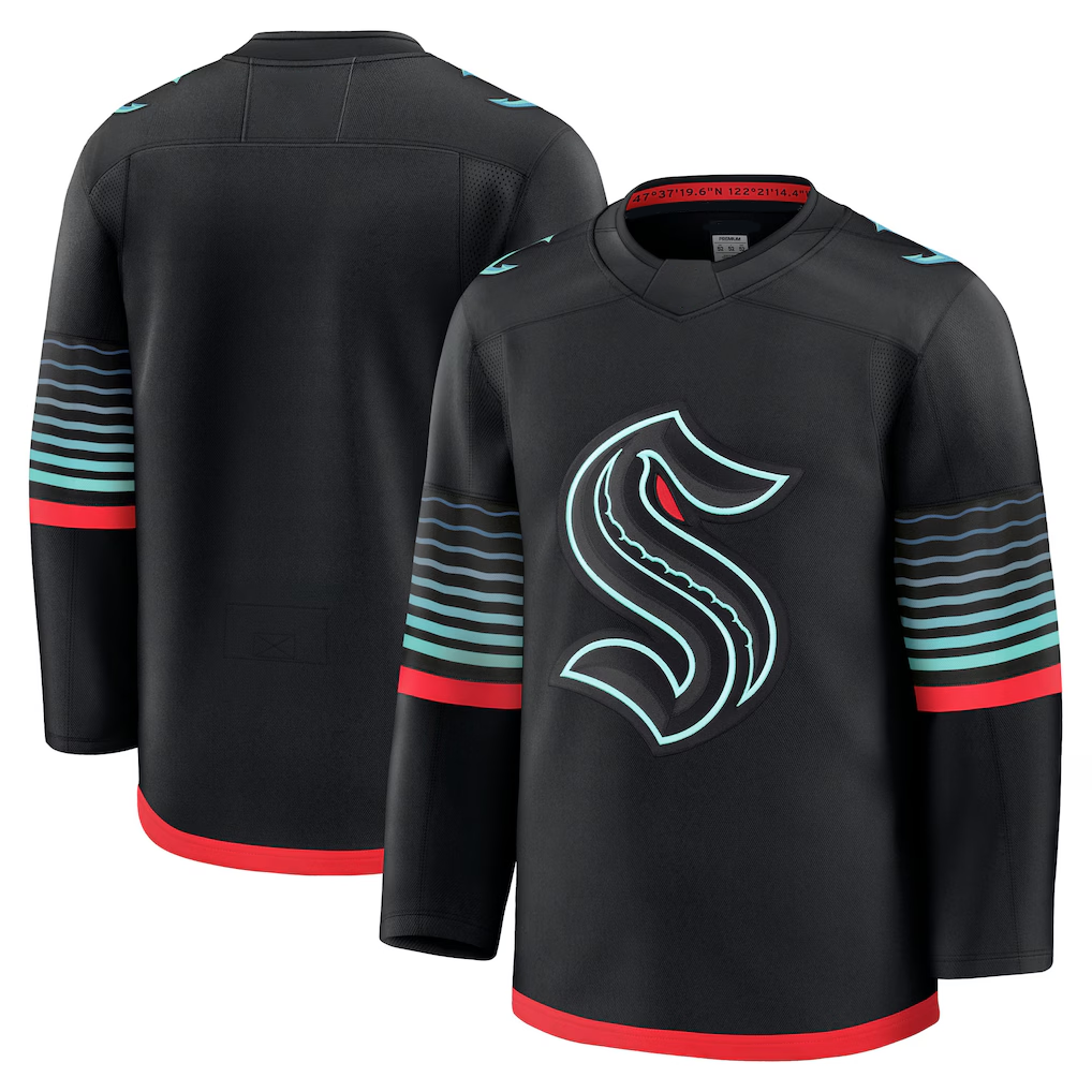 Kooe S.Kraken Black Alternate Premium Jerseys