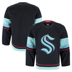 Kooe S.Kraken Deep Sea Blue Home Authentic Pro Jerseys