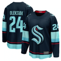 Kooe S.Kraken #24 Jamie Oleksiak Deep Sea Blue Home Breakaway Player Jerseys