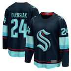 Kooe S.Kraken #24 Jamie Oleksiak Deep Sea Blue Home Breakaway Player Jerseys
