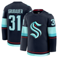Kooe S.Kraken #31 Philipp Grubauer Deep Sea Blue Home Premium Jerseys