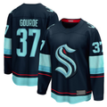 Kooe S.Kraken #37 Yanni Gourde Deep Sea Blue Home Breakaway Player Jerseys