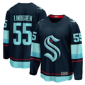 Kooe S.Kraken #55 Ryan Lindgren Deep Sea Blue Home Breakaway Jerseys