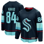 Kooe S.Kraken #84 Kaapo Kakko Deep Sea Blue Home Breakaway Player Jerseys