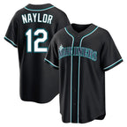 Kooe S.Mariners #12 Josh Naylor Player Black Fashion Home Limited Stitched Jerseys