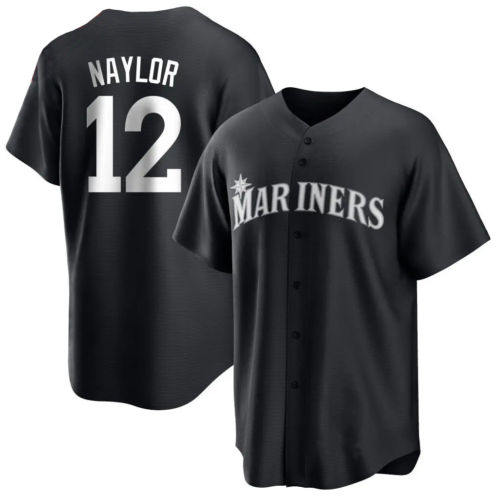 Kooe S.Mariners #12 Josh Naylor Player Black Home Limited Stitched Jerseys