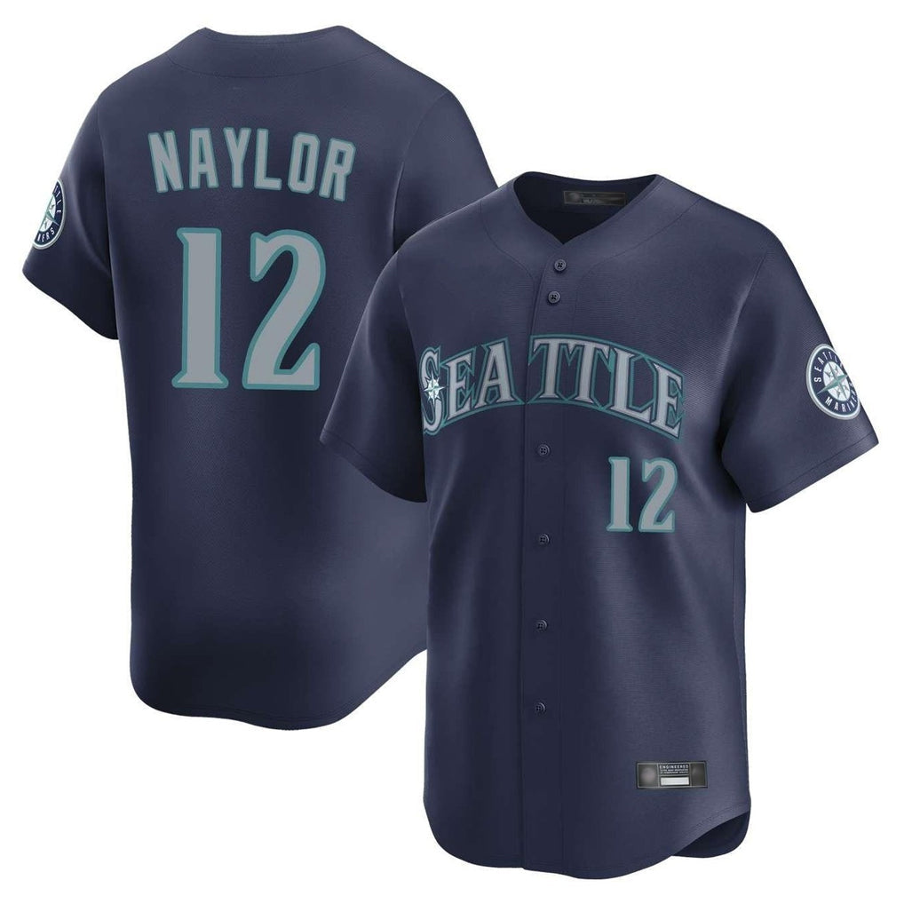 Kooe S.Mariners #12 Josh Naylor Player Navy Home Limited Stitched Jerseys