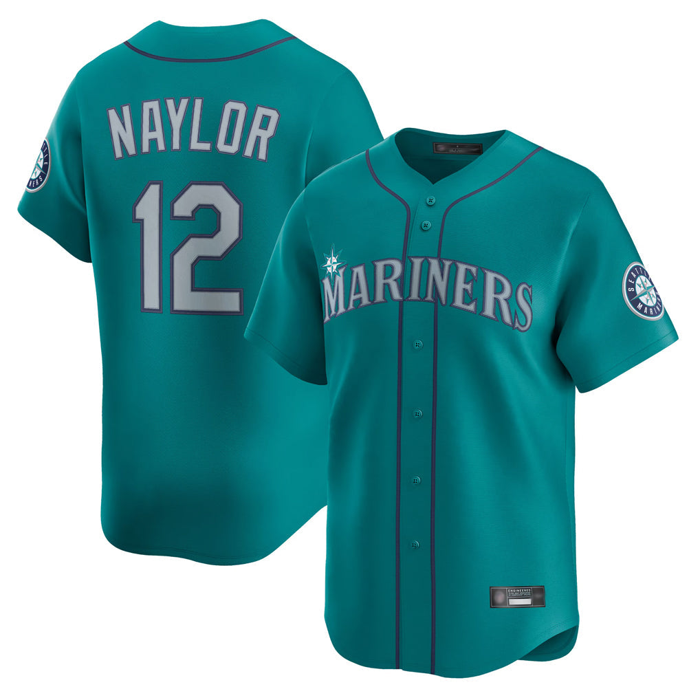 Kooe S.Mariners #12 Josh Naylor Player Teal Home Limited Stitched Jerseys